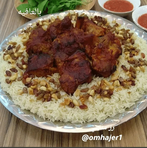 أكلات نسائية كويتية أرز مدني